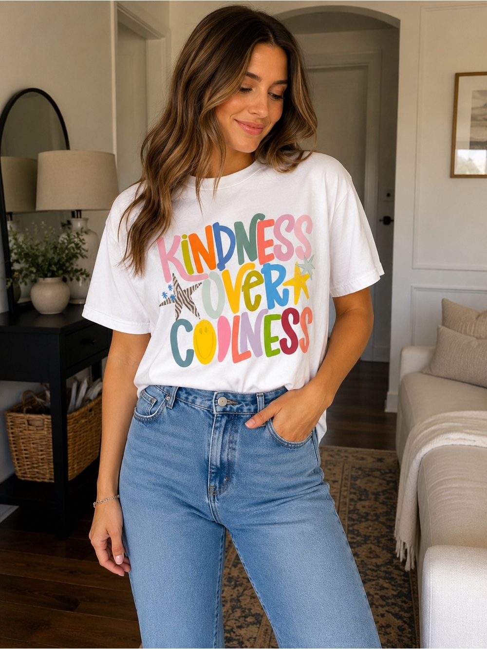 Comfort Colors “Kindness Over Coolness” Graphic T-Shir
